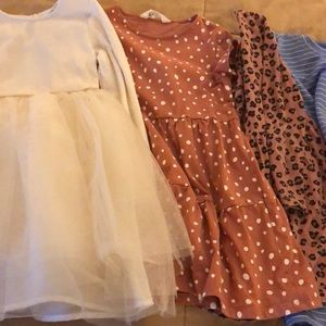 Girls lot dresses: H&M and One Gymboree